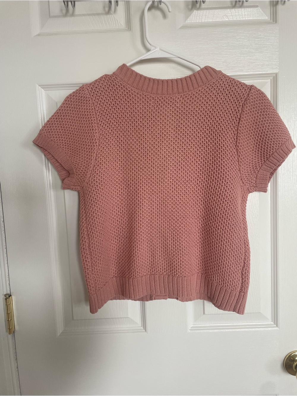 And Now This Dusty Rose Short-Sleeve Knit Cardigan - Picture 5 of 5